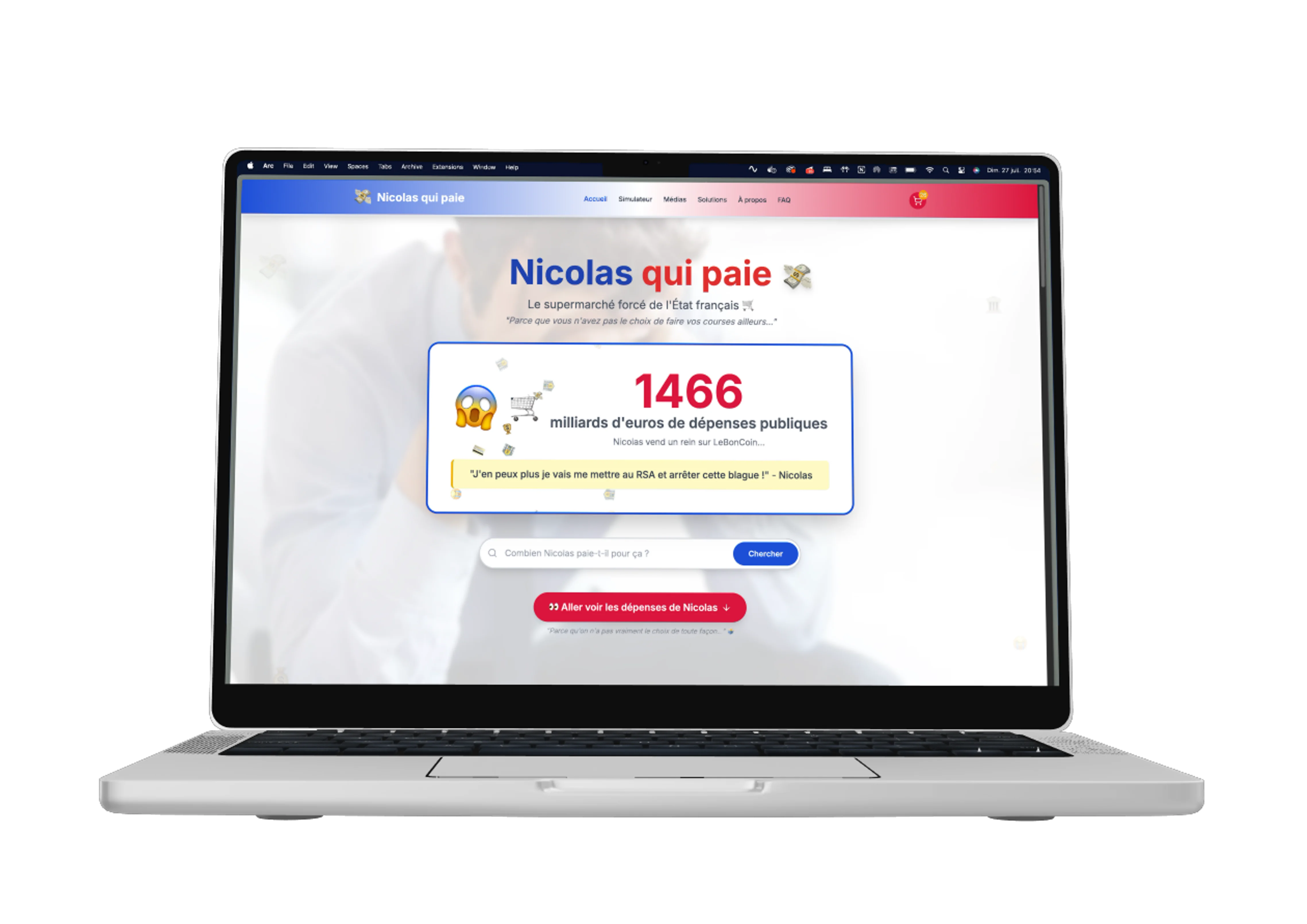 Nicolas Qui Paie - Simulateur de Prélèvements Fiscaux